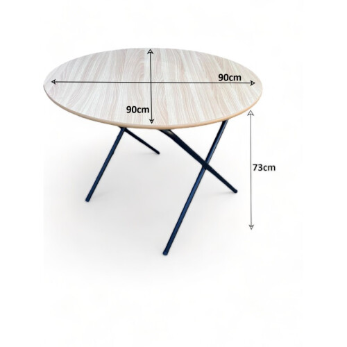 Round Folding Table (Beechwood Top) 2