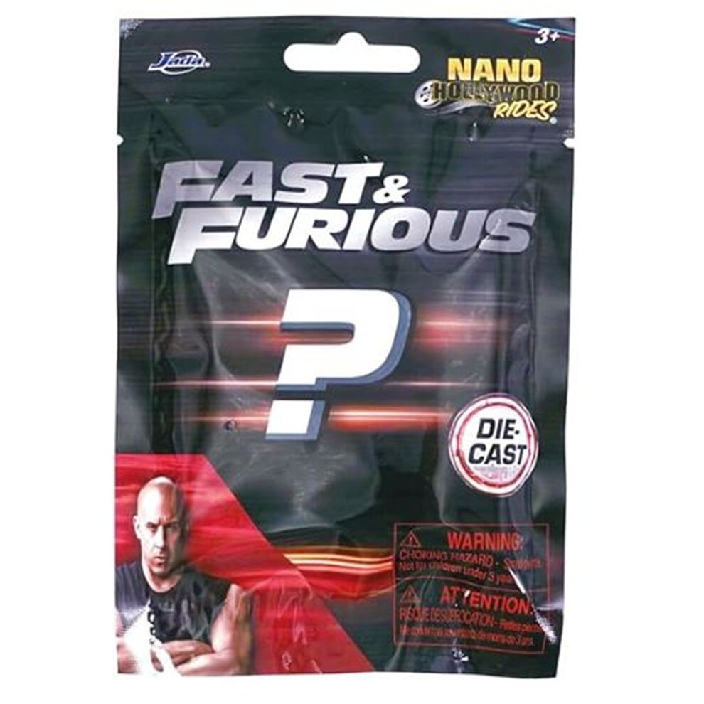 Fast And Furious Fast & Furious Nano Metal Figure Blind Bag