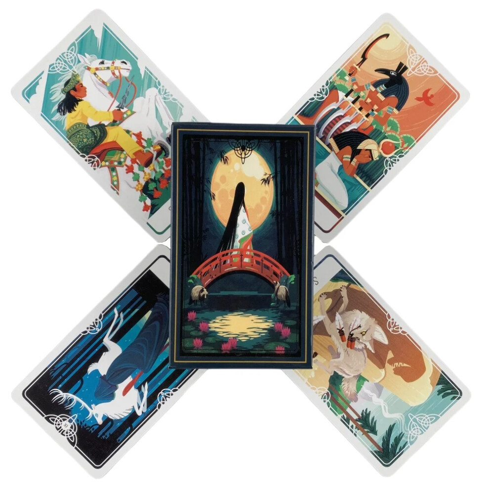 Tarot Of The Divine Cards A 78 Deck Oracle English Visions Divination