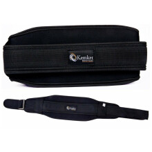 Neoprene Double Weightlifting Belt 6-Inch Back/Lumbar Support, Adjustable, Quick-Release hook and loop, Fits 31-37 in Waist