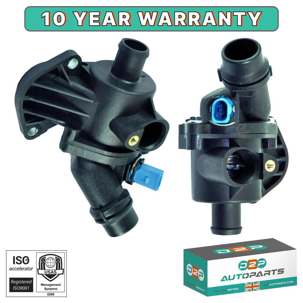 For Audi A4 (B6, B7) 1.8T, 1.8T Quattro, 2.0 Thermostat With Housing + Sensor 5056167420149
