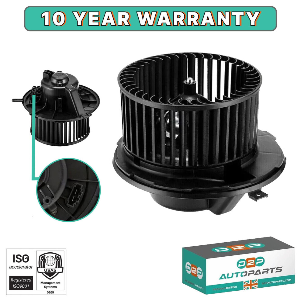 Heater Blower Motor Fan 12V 300W 149Mm, 41-Blade, Anti-Clockwise - 1K2819015 For Audi/Seat/Skoda/Vw 5056167408932
