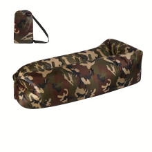 (Camouflage) Portable Lounger Inflatable Sofa, Causal Air Mattress, For Outdoor Camping, Music Festival