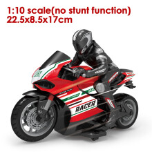 (RED Small Scale) NEW RC Motorcycles Toys for Boys 1/6 Electric Motor RC Cars High Speed 4CH Remote Control Racing Motorcycle Drift Car Model Gift