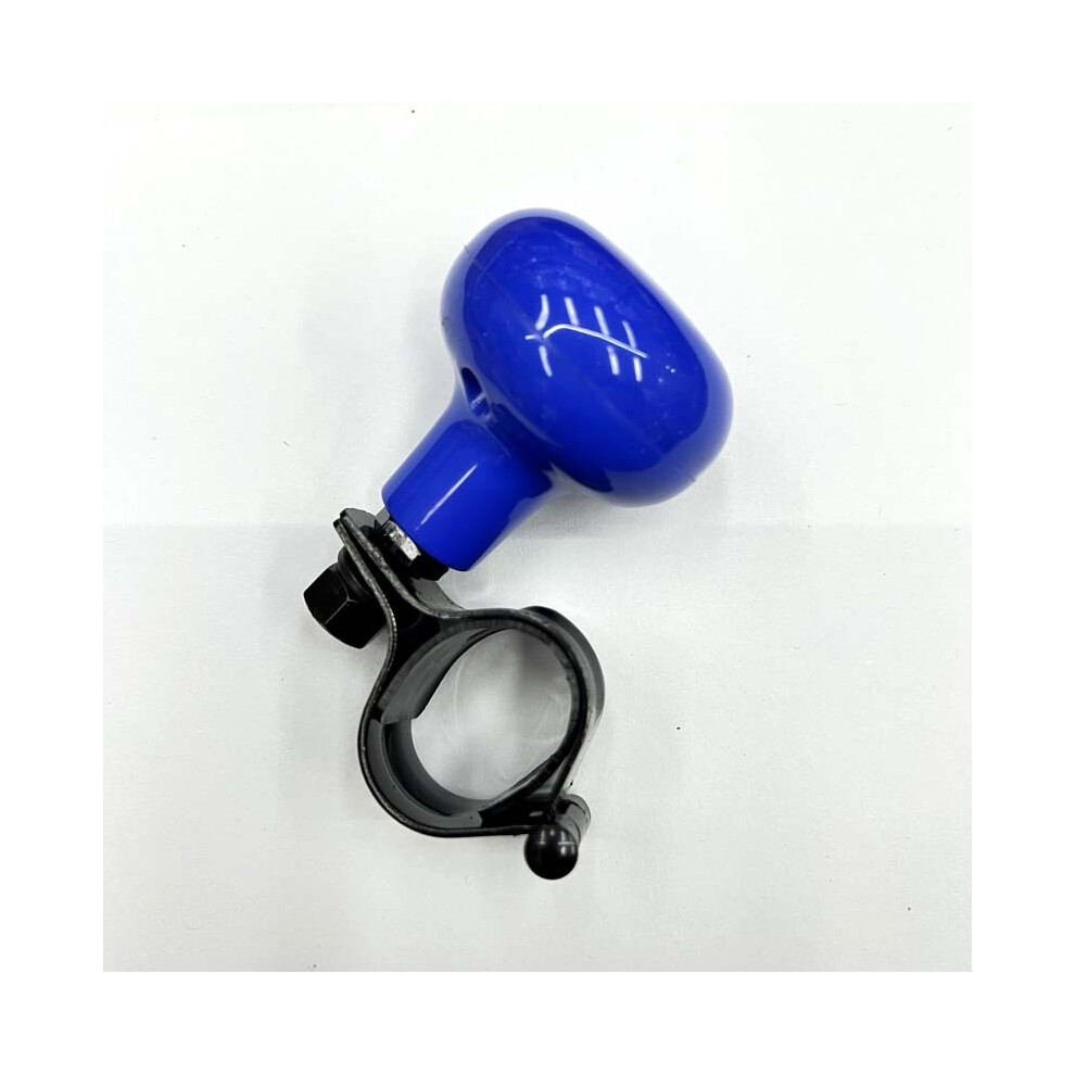 (Blue) 360 Steering Wheel Knob Ball Car Steeringbooster iron Power Steering