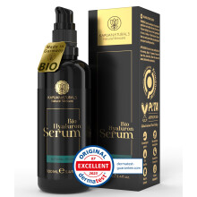 ORGANIC Hyaluronic Acid Serum for Face 100ml 100% natural MADE IN GERMANY Hydrating Hyaluronic acid