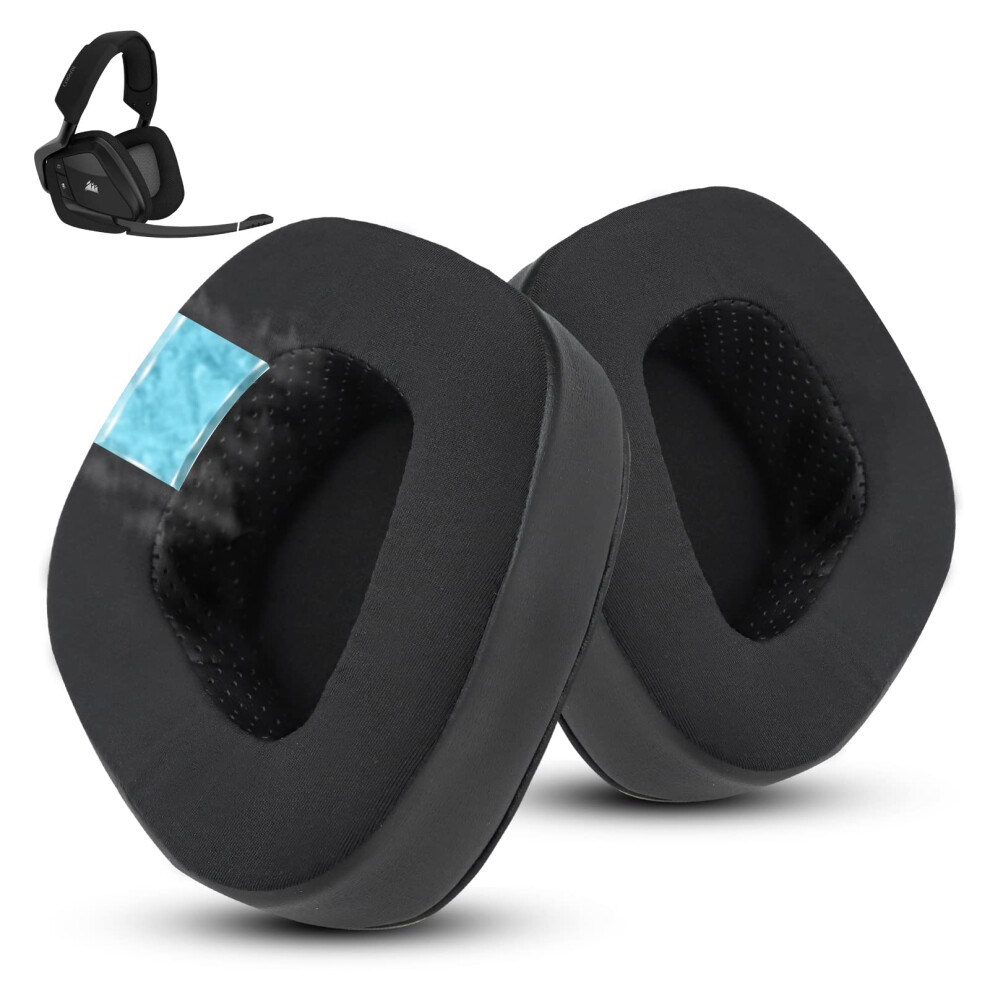 Frozen Replacement Earpad For Corsair Void Pro Wireless/Wired Gaming Headsets, Compatible With Corsair Void Rgb Computer 757876398143