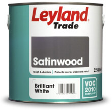 Trade Satinwood Paint - Brilliant White 2.5L