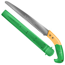 Barracuda Pruning Saw, Hand Saw for Wood and Trees with Hardened 3D-Teeth and Plastic Holster