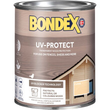 UV Protect Wood Varnish – Clear – Suitable for Exerior Wood - Long Life and Water Based – Mould Resistant – 750