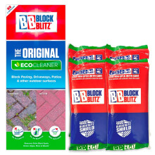 Block Paving Cleaner. Removes and Prevents Algae, Moss, and Black Spot. Deters Weed Growth for up to 6 Months. 4x