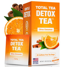 Slimming Detox Tea Caffeine Free, Herbal Tea with Chamomile, Hibiscus Tea and Ginger Root for Colon Cleanse and Weight