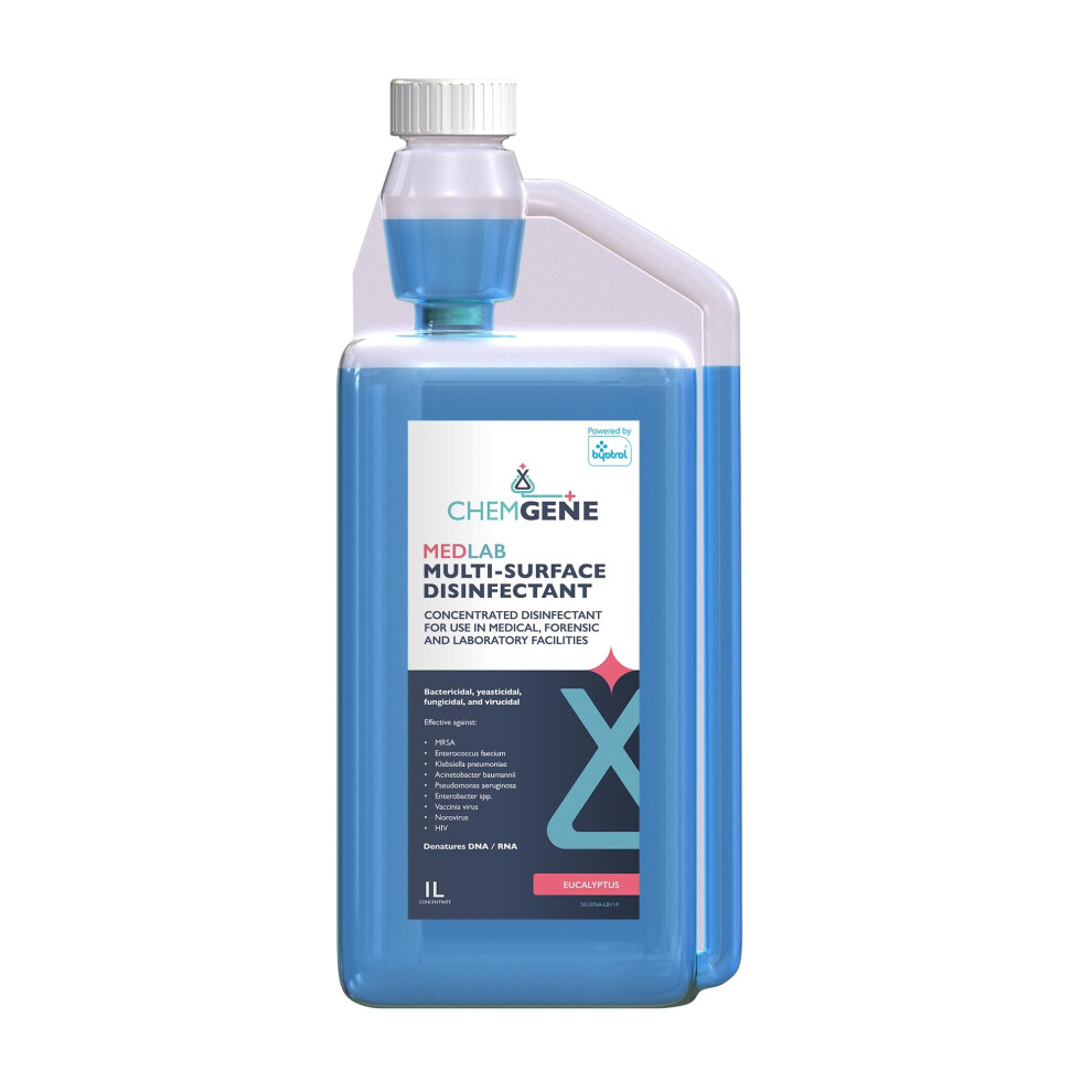 Chemgene MedLab Multi-Surface Disinfectant Concentrate | High Level Cleaning & Disinfection of Hard Surfaces |