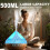 VAAGHANM XXVG-005 500ML Diffuser with 8 Essential Oils - Aromatherapy Humidifier, Remote, 4 Timer, Auto-Off, 14 LED Lights, Brown 6