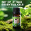 VAAGHANM XXVG-005 500ML Diffuser with 8 Essential Oils - Aromatherapy Humidifier, Remote, 4 Timer, Auto-Off, 14 LED Lights, Brown 4