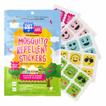 NATPAT Buzz Patch Muggente Patches voor Kinderen (60 Stuks) - Originele Citronella Essentiële Olie Insectenpatch