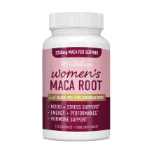 SMNutrition, Maca Racine pour Femmes, 2 250 mg, 120 Gélules (750 mg par Gélule)