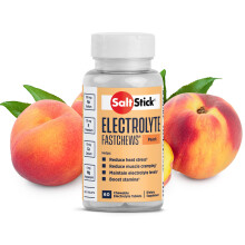 SaltStick Electrolyte FastChews - 60 Compresse Gusto Pesca - Compresse Saline per Runner e Sportivi