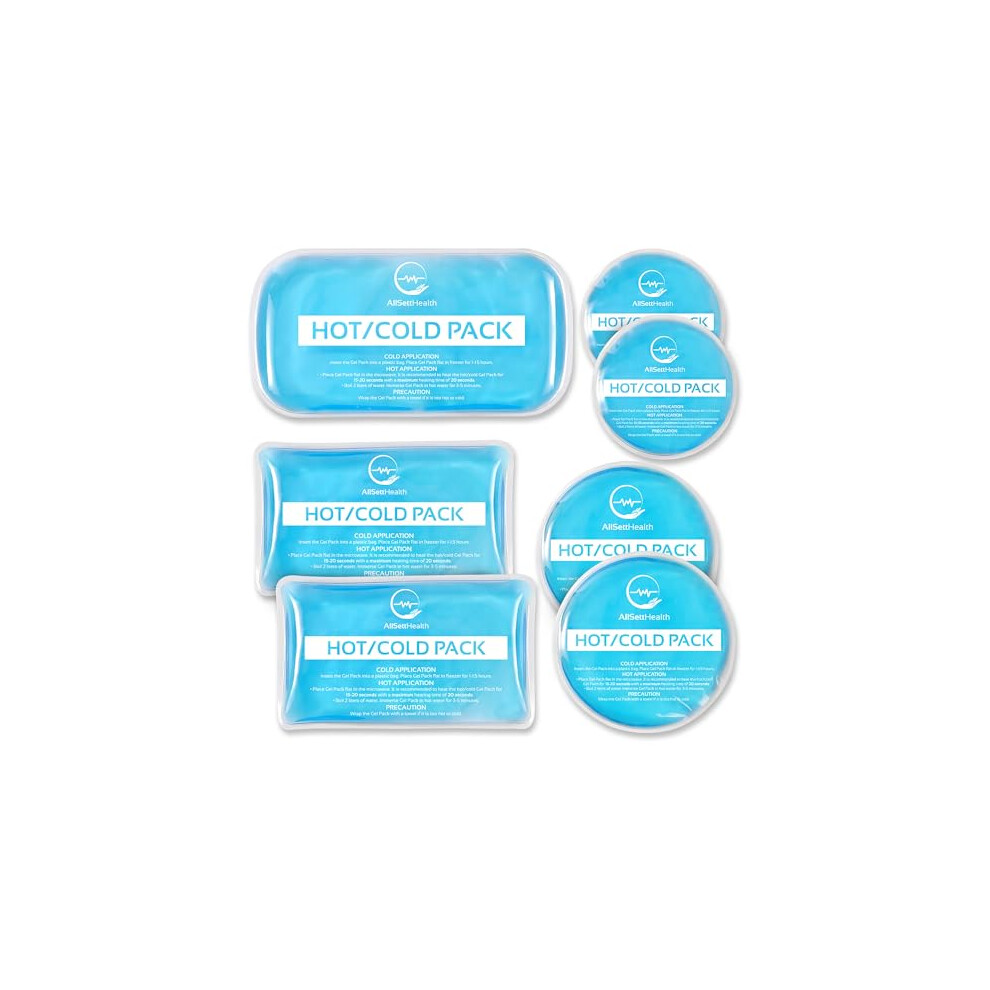 Allsett Health Reusable Hot And Cold Gel Ice Packs For Injuries | Cold Compress, Ice Pack, Gel Ice Packs, Cold Pack, Gel Ice Pack, Cold