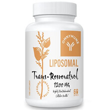 Omnymune Liposomal Trans-Resveratrol 1200mg - 98% Pure from Japanese Knotweed | Antioxidant, Anti-Aging & Immunity Support