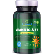 Vegan Vitamin D3 4000iu and Vitamin K2 MK7 100µg High Strength Completely Plant Based 60 Days Supply Vitamin D Vegan