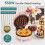 Mini Waffle Maker, 550W Waffle Iron, Ready Indicator Light, Non Stick Coating, Cool Touch Handle, Compact Size, Pink 2