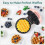 Mini Waffle Maker, 550W Waffle Iron, Ready Indicator Light, Non Stick Coating, Cool Touch Handle, Compact Size, Pink 5