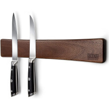 Magnetic Knife Strips, Magnetic Knife Holder for Wall, Acacia Wood Knife Magnetic Strip Use as Knife Bar, Knife Holder