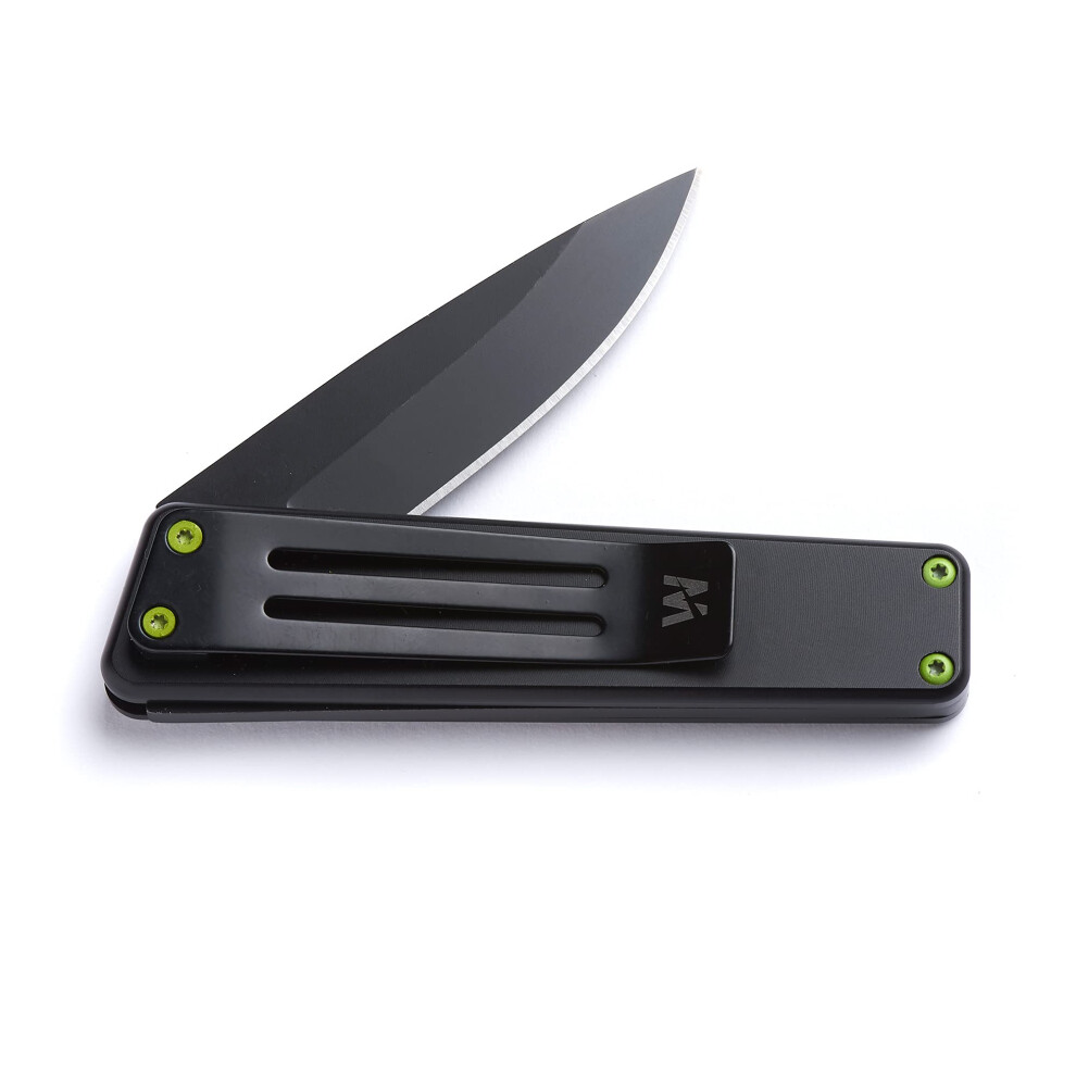 New Whitby Pocket Knife, 2.5" Mint Stainless Steel Folding Knives Charcoal Finish, Stylish High Performance, Non Locking Edc Grey
