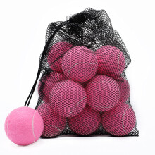 Magicorange Tennis Balls 12 Pack Advanced Training Tennis Balls Practice Balls Pet Dog Playing Balls Come med mesh taske til let transport Good t