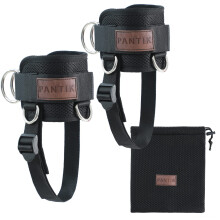 Ankle Strap for Cable Machine Adjustable Upgraded Cable Ankle Attachments for Gym Comfort fit Neoprene Padded Steel