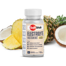 SaltStick Electrolyte FastChews - Compresse Elettrolitiche Chewable al Cocco e Ananas - 60 Compresse