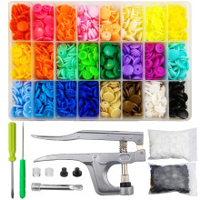 Heavy Duty Snap Fastener Tool Kit, Adjustable Snap Setter