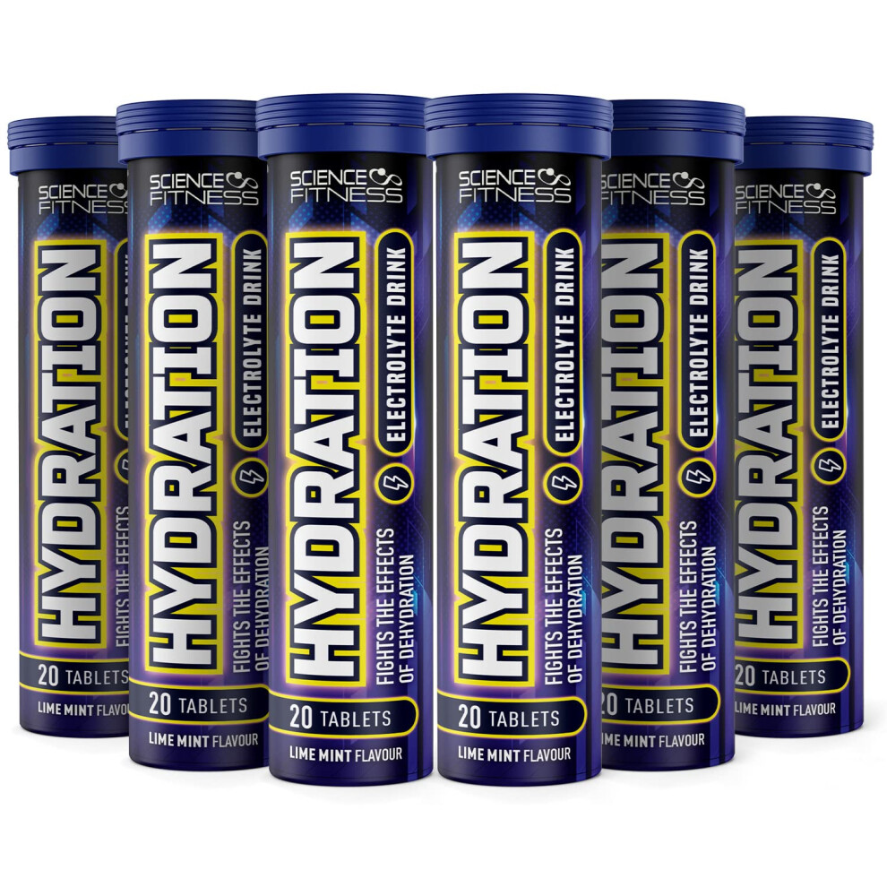 Hydration Tablets with Electrolytes by Science Fitness - Effervescent Rehydration Tablets with Electrolytes & Added 
