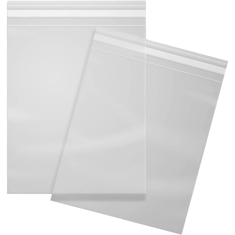 Clear Cellophane Bags 10x13 Inch Pack of 200 Resealable Cello Plastic Bags for Gift Wrapping, Sweet Bags, Cookie Bags,
