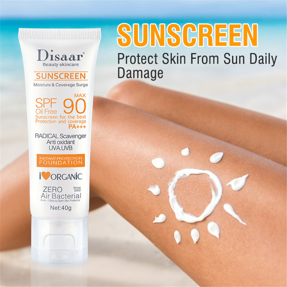 Chlotnio Cream Disaar Spf 90 Face Sunscreen Whitening Sunblock Skin Protective Anti-Aging Oil-Control Moisturizing 40G Sun Ds313-2