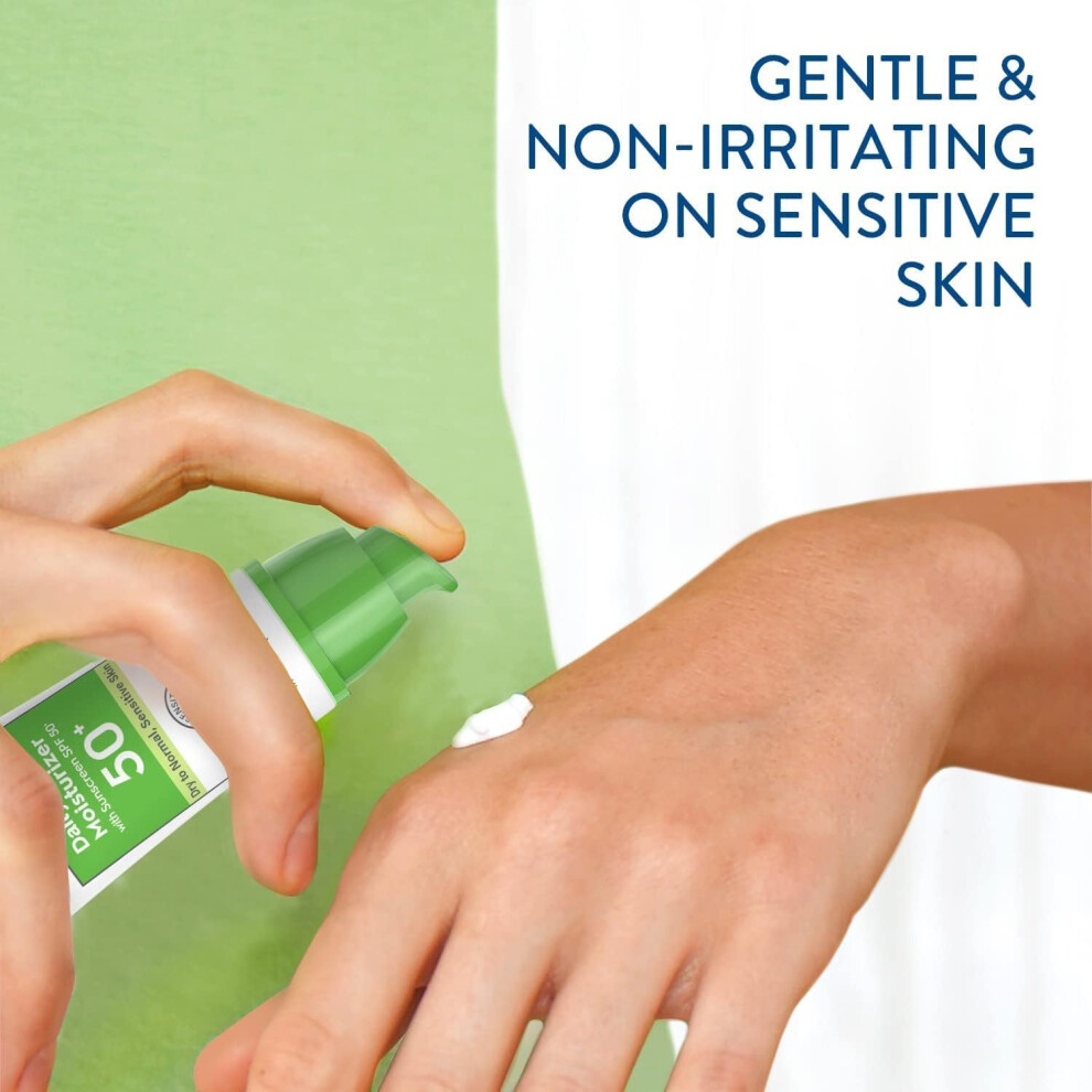 Cetaphil Daily Defence Face Moisturiser SPF 50 Day Cream With Glycerin 50g Sunscreen For All Skin Types