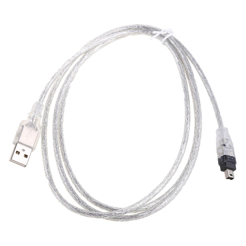 4.5Ft Usb Male To Firewire Ieee 1394 4 Pin Male Ilink Adapter Cable Cord For Dcr-Trv75e Dv Camera 6956163381613