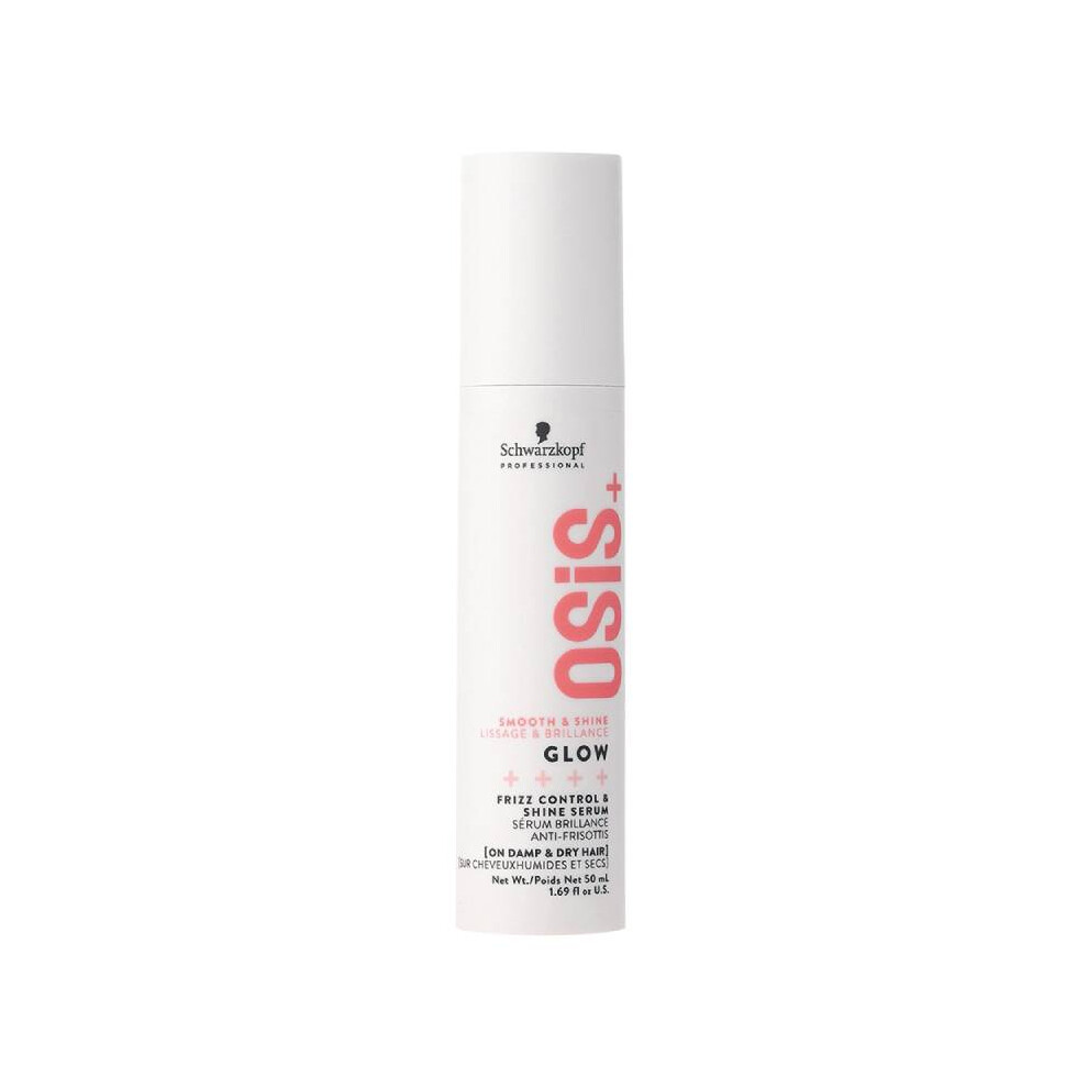Schwarzkopf Osis Glow Anti-Frizz Shine Serum 50Ml