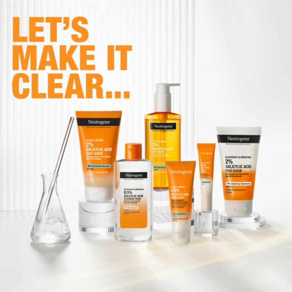 Neutrogena Clear and Defend 2 Salicylic Acid Face Wash 200ml