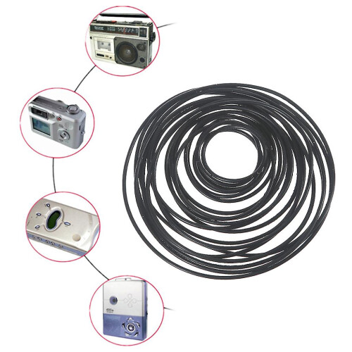 20pcs/pack Mix Cassette Tape Replacement Rubber Strap For Video Machines 2