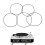 20pcs/pack Mix Cassette Tape Replacement Rubber Strap For Video Machines 5
