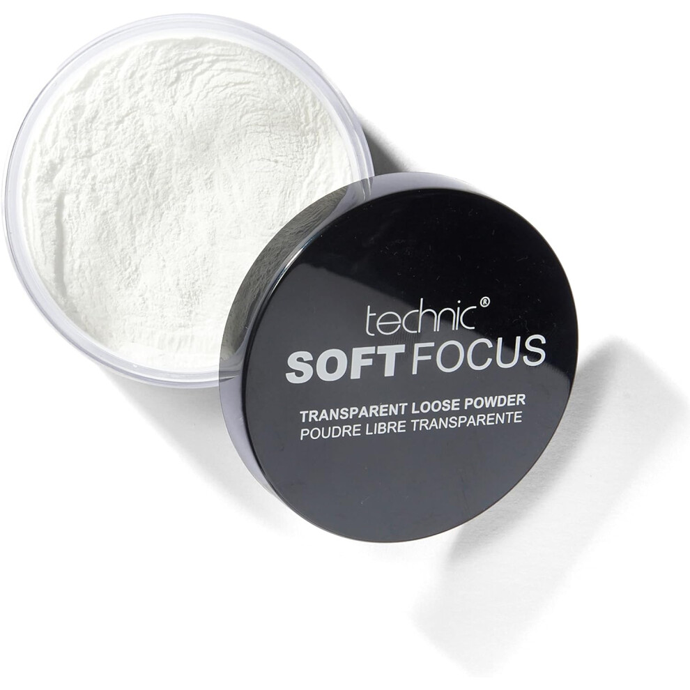 Technic Soft Focus Translucent Loose Powder Silky Lightweight Matte Fixing Face Powder Absorb Oil Remove Shine Set Makeup And Hide Fine Lines 20g
