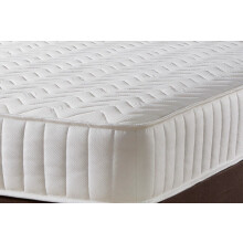 (6FT Superking) NEW WHITE MEMORY FOAM & SPRING QUILTED MATTRESS