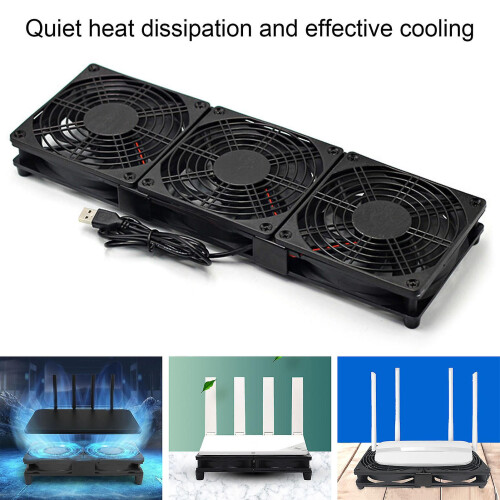 5V USB Router Cooling Fan 360mm x 120mm Laptop Host Case Cooling Fan Micro Computer Electronics 2