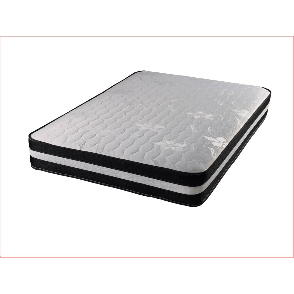 Jumpi (5Ft Kingsize) Luxury Comfort Memory Foam Mattress Silver