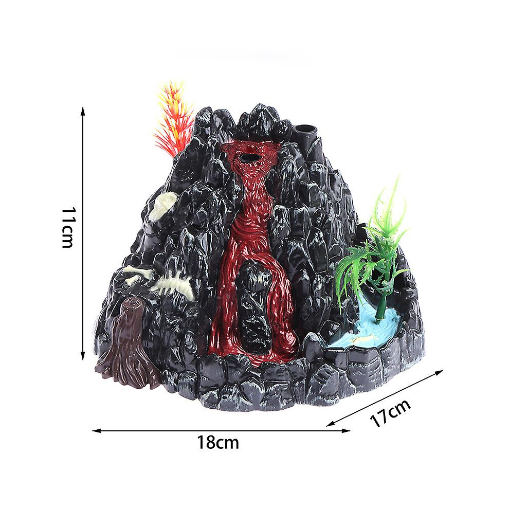 Spray Volcano Model With Light Simulation Scene Experiment Toy Figure Kids Toys