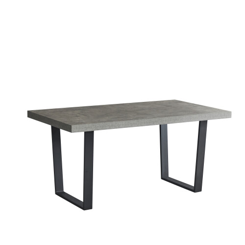 (160cm x 90cm, Concrete Effect) Elegance MDF Dining Tables/ Benches/ Table & Benches Set