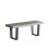 (160cm x 90cm, Concrete Effect) Elegance MDF Dining Tables/ Benches/ Table & Benches Set 3