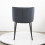(Table with bench with crib5 chairs, Concrete Effect) Elegance MDF Dining Tables/ Benches/ Table & Benches Set 4